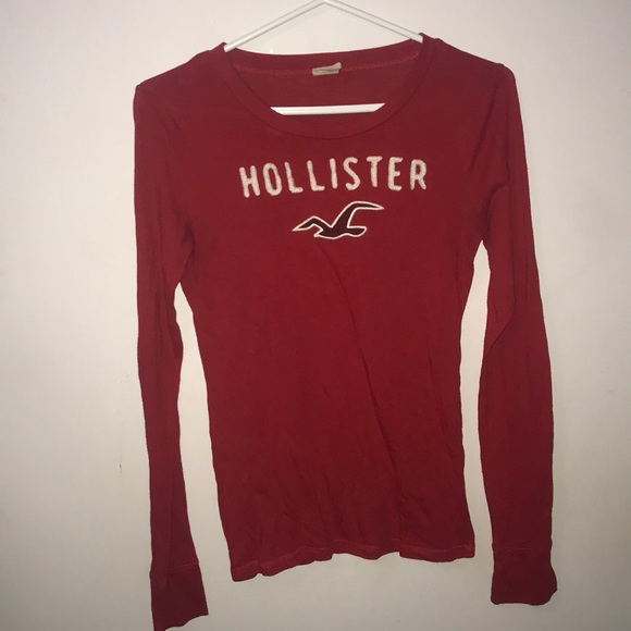 Hollister Tops - Red Hollister long sleeve